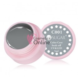 Gel UV / LED Soak Off SUGAR colorat 5gr Cod C001 Grey